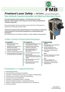 Freehand Laser Safety - das eigensichere Laserschutzsystem