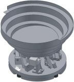 3D Modell eines FMB Vibrationswendelförderers BTH-63