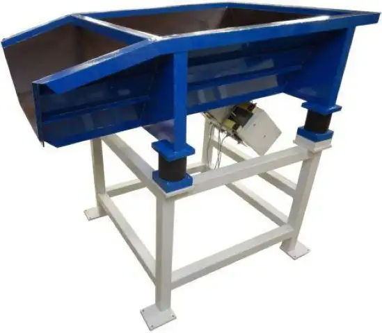 Storage hopper Typ BVB-600 with low-frequency feeder technology