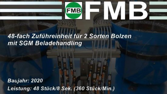 48-fach Zuführeinheit für Bolzen