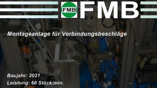 Montageanlage für Verbindungsbeschläge
