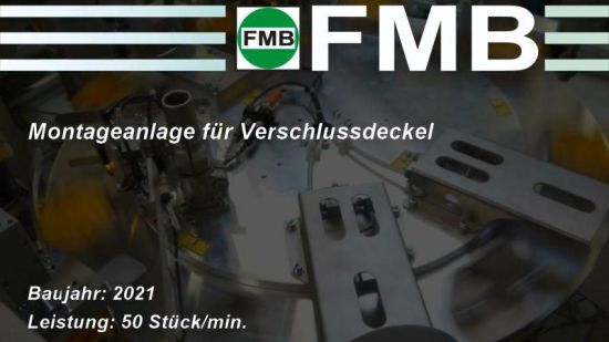 Montageanlage für Verschlussdeckel