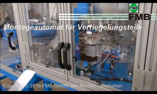 Montageanlage für Verriegelungsteile