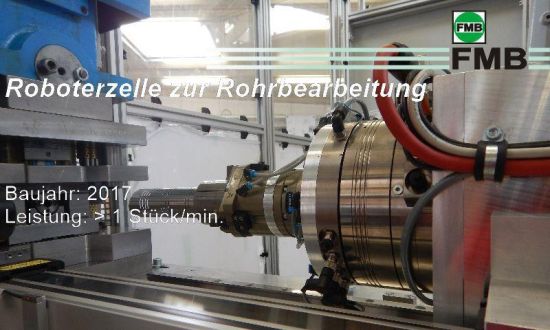 Roboterzelle zur Rohrbearbeitung